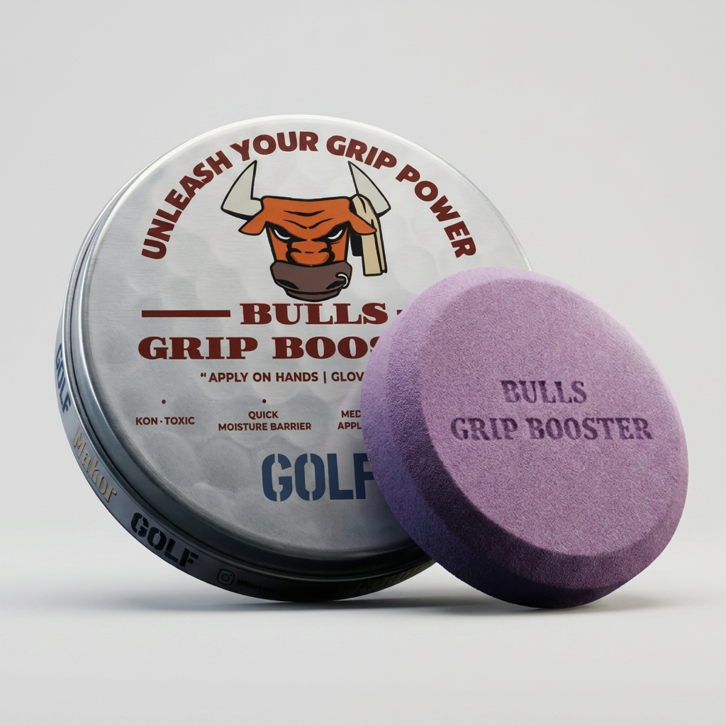마코르 골프 불스 그립 부스터, Purple, 일반용, 지름 95mm x 높이 26mm, 1개