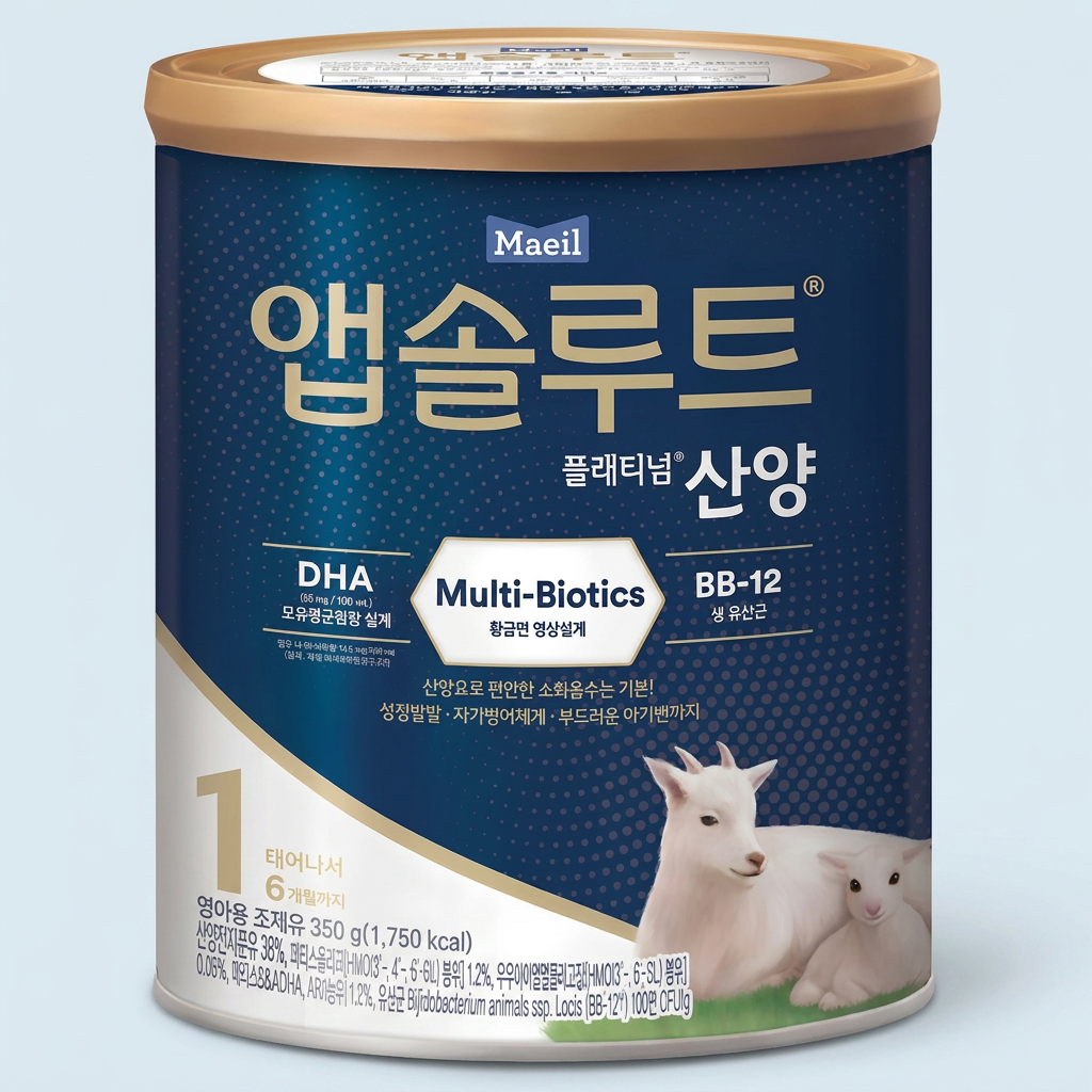 매일유업 앱솔루트 플래티넘 산양 1단계, 350g, 1개