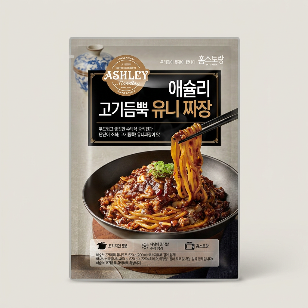 애슐리 고기듬뿍 유니짜장, 2인분, 920g, 2개
