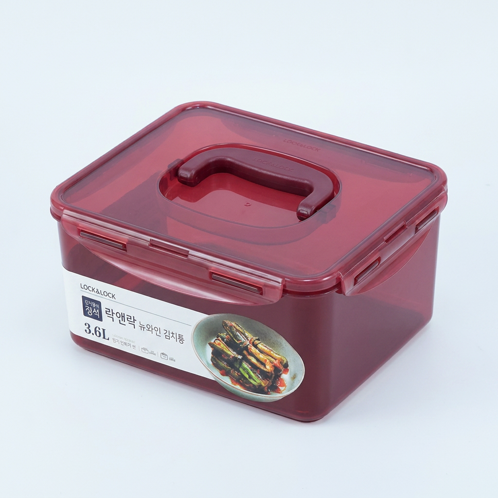 락앤락 뉴와인 김치통 HPL827WN, 3.6L, 1개