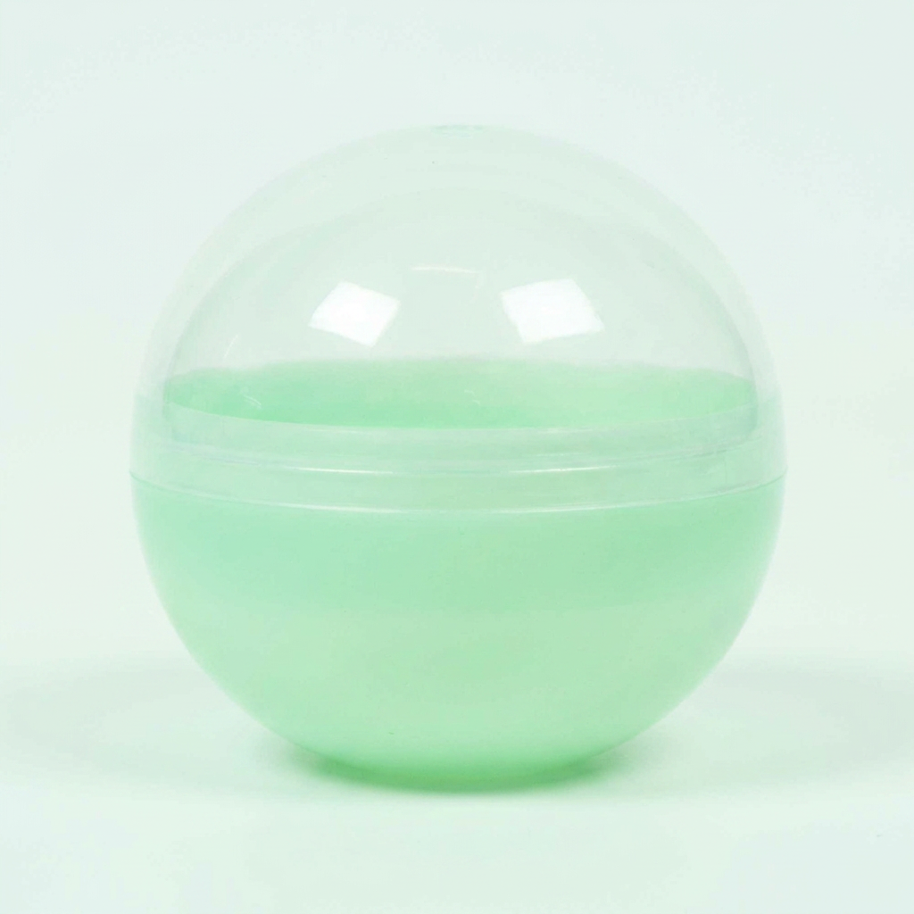 어린이집 생일 파티 행사 뽑기캡슐 투명 60mm 플라스틱 장난감 가챠볼, 10개