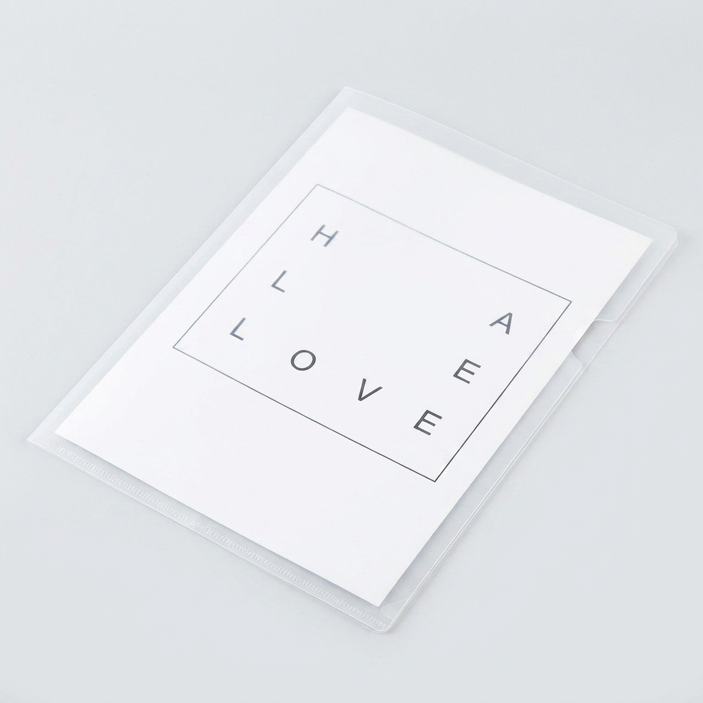 EUN SAN L자화일 투명 파일홀더 12P, 12개