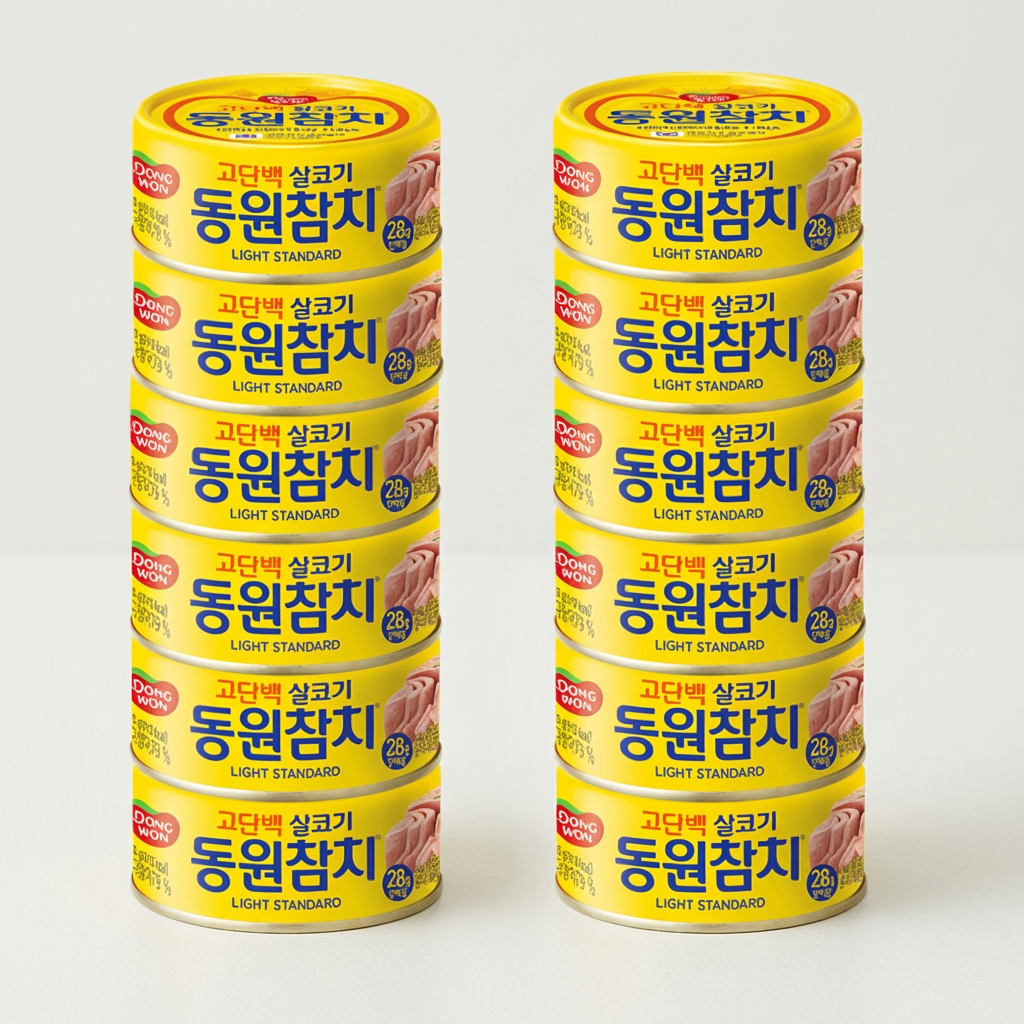 동원참치 살코기 라이트스탠다드, 150g, 12개