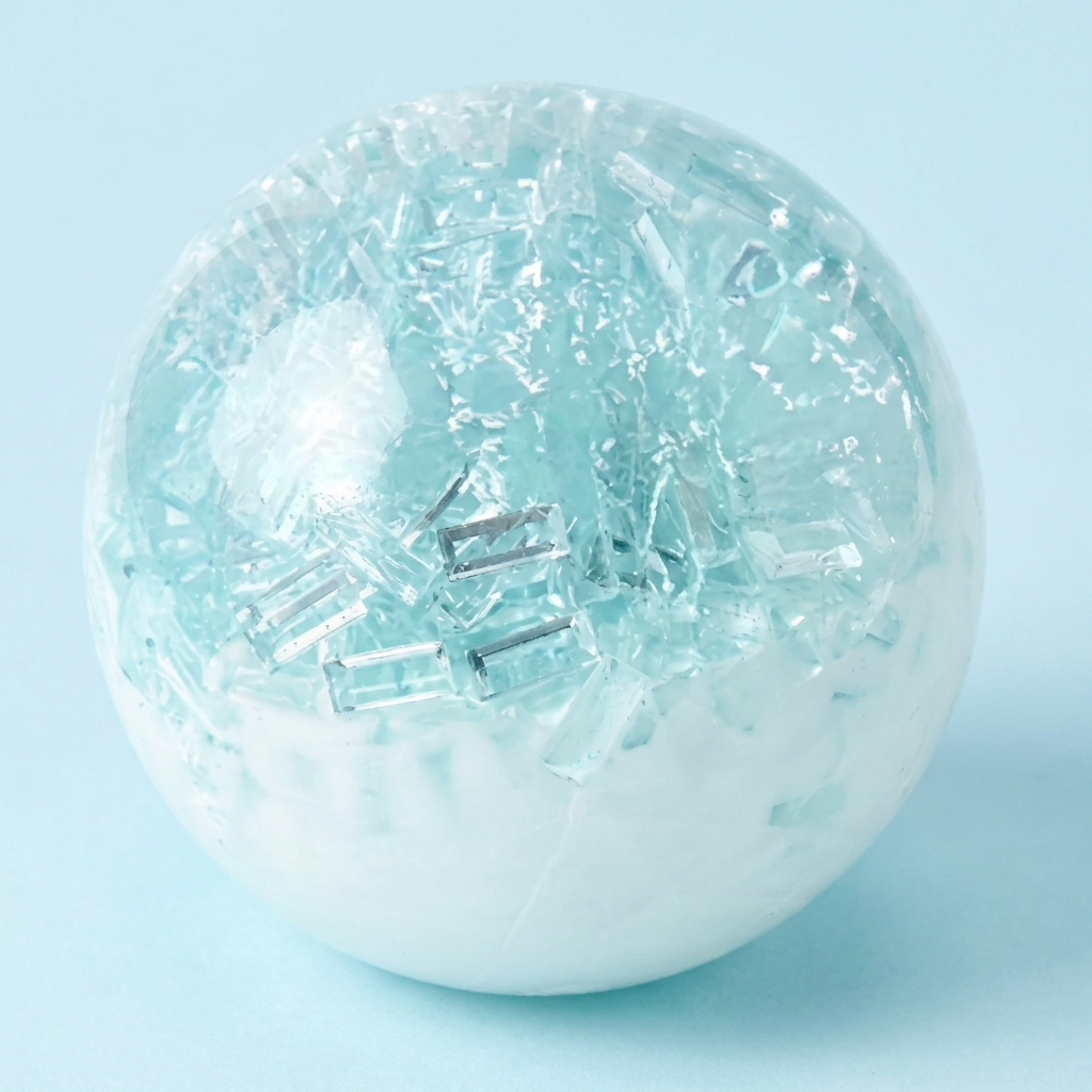 수제 왁뿌볼, 블루, 50g, 1개