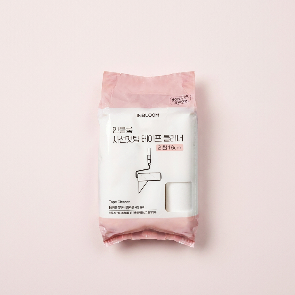 인블룸 사선컷팅 테이프 클리너 리필, 16cm, 3입, 5개