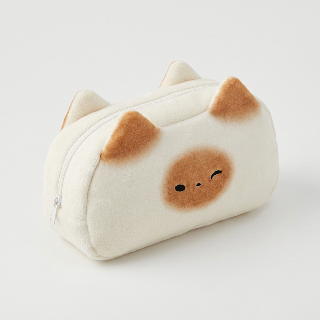 귀여운 식빵냥 필통, 샴냐옹이, 1개