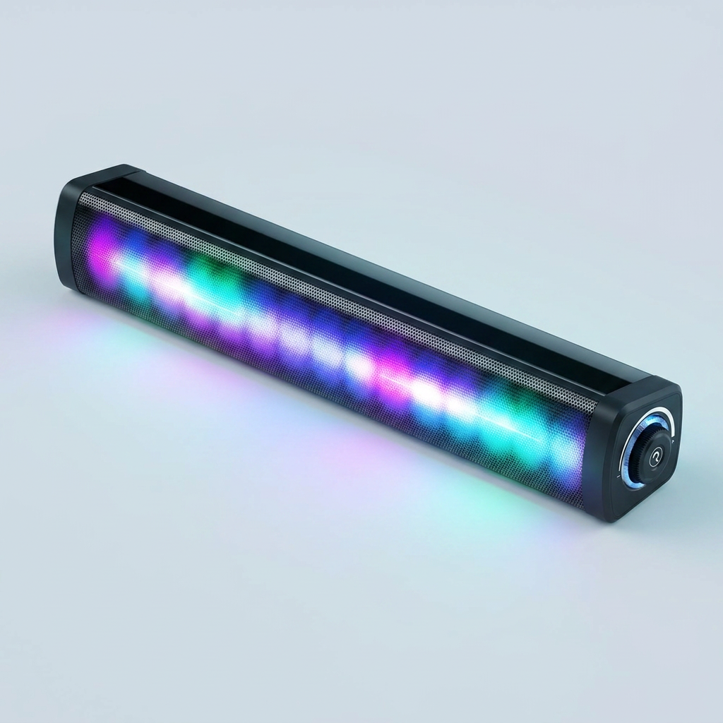 로이체 RGB LED 컴퓨터 PC 게이밍 스피커 RSB-G1000, 단일상품