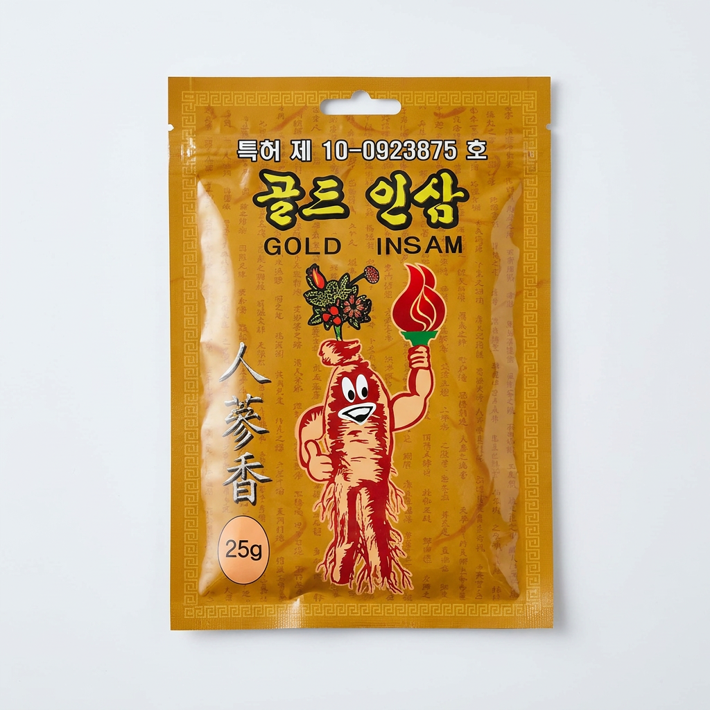 골드인삼패드 찜질 한방패치 파스 형식, 10개