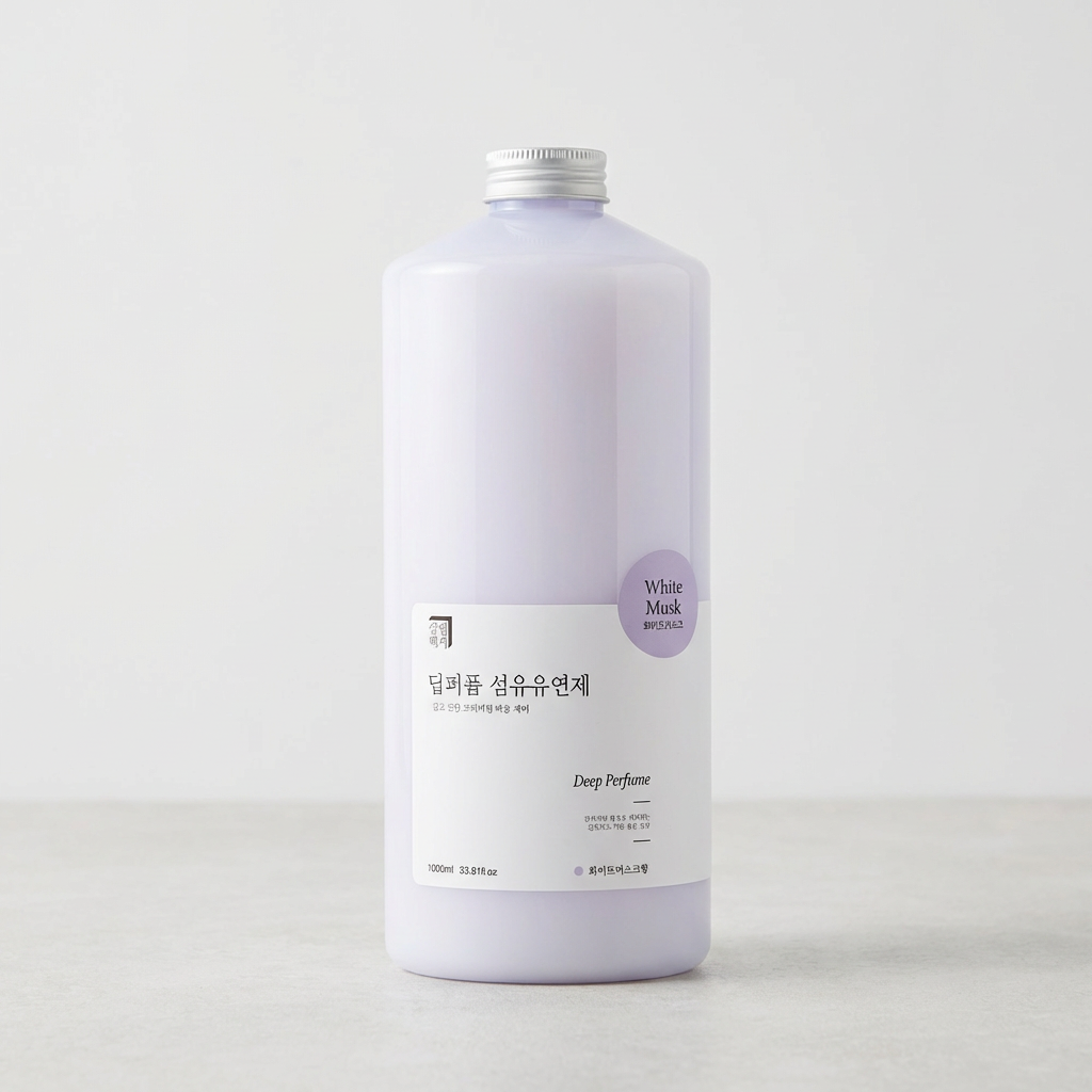 살림백서 딥퍼퓸 섬유유연제, 화이트머스크, 1L, 3개