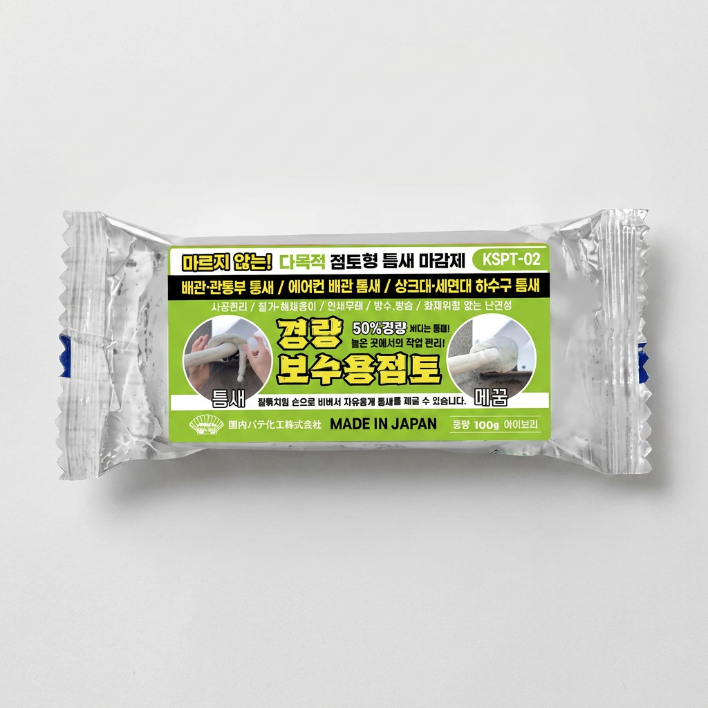 간사이 경량 보수용 틈새 메꿈 점토 KSPT-02, 100g, 1개