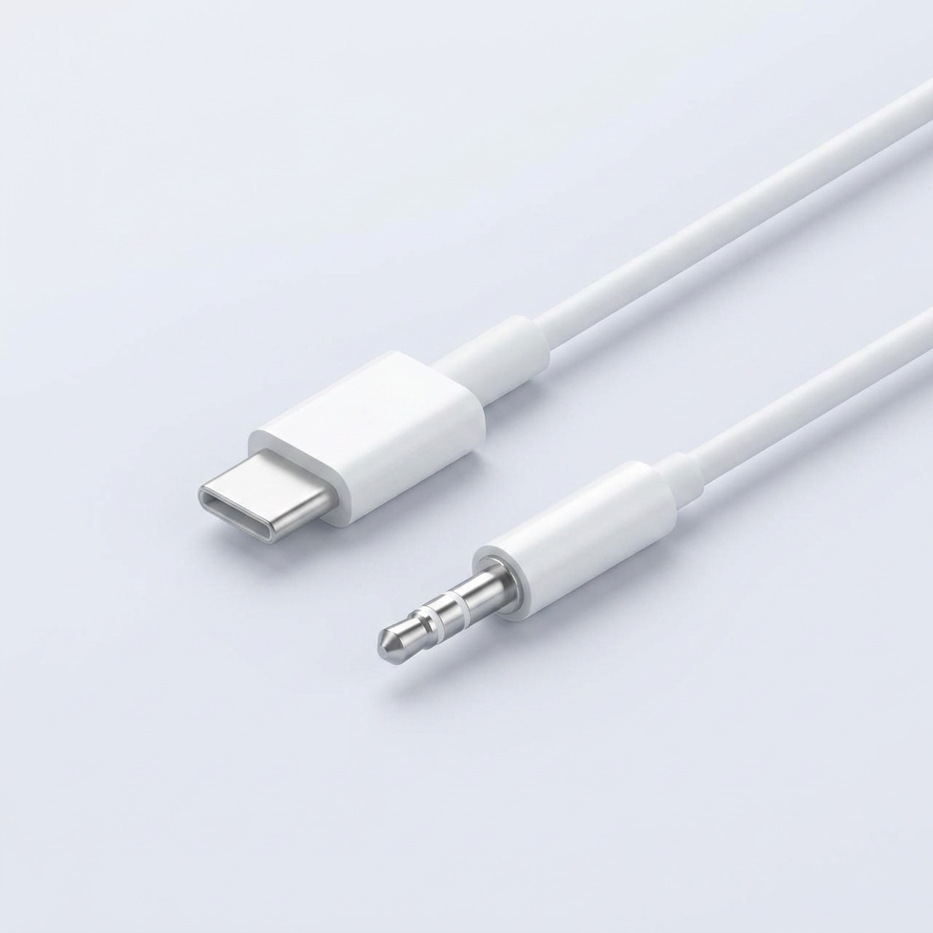 coms USB 케이블 오디오 IF225 3.1 TypeC C타입 to 3.5m, 1m, 1개