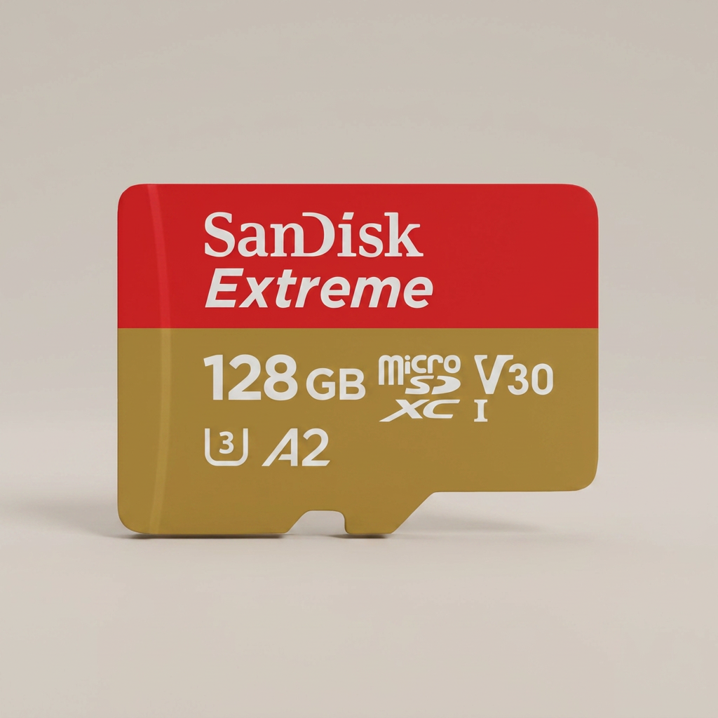 샌디스크 익스트림 마이크로SD 메모리카드, SDQXAA, 128GB, V30, A2, 4K UHD, 1개