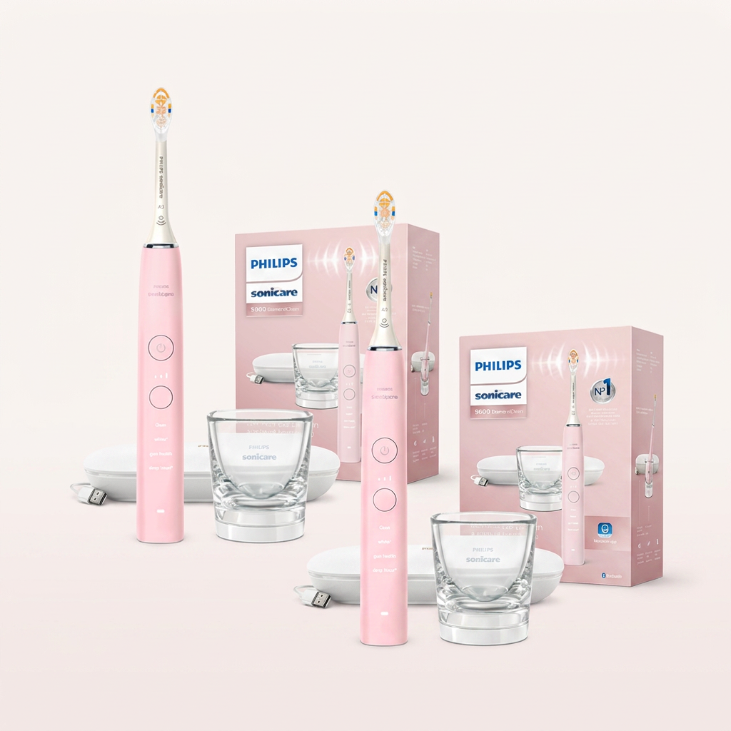 필립스 소닉케어 다이아몬드클린 HX9914, 76 (핑크), 1세트
