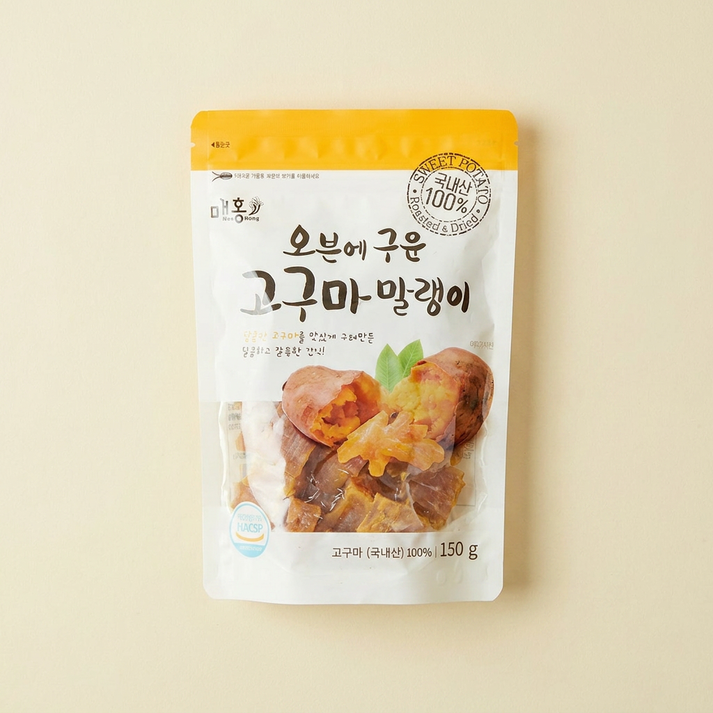 매홍 오븐에 구운 고구마 말랭이, 150g, 4개