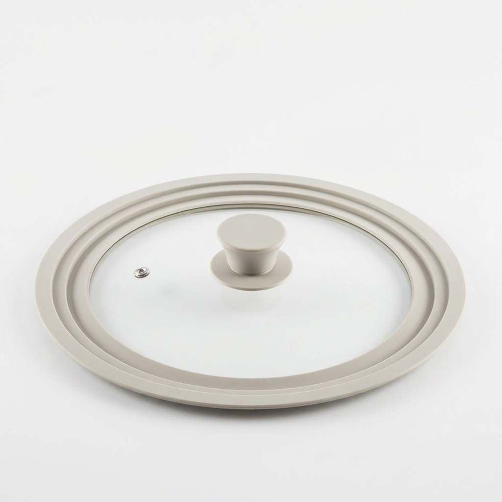 햄튼 실리콘 멀티 유리뚜껑, 24-28cm, 혼합, 1개