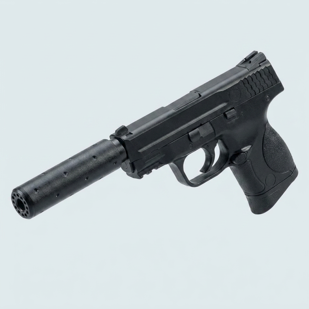 아카데미과학 MP9C Silencer 사일런서 스미스 웰슨 에어건, 1개
