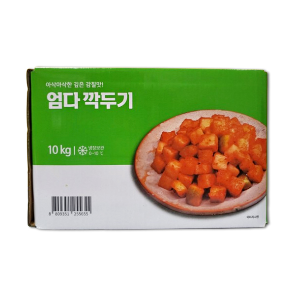 엄다 깍두기 국내생산, 10kg, 1개