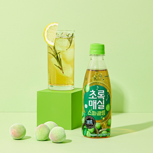 초록매실 스파클링 제로, 350ml, 20개 상세 이미지 2