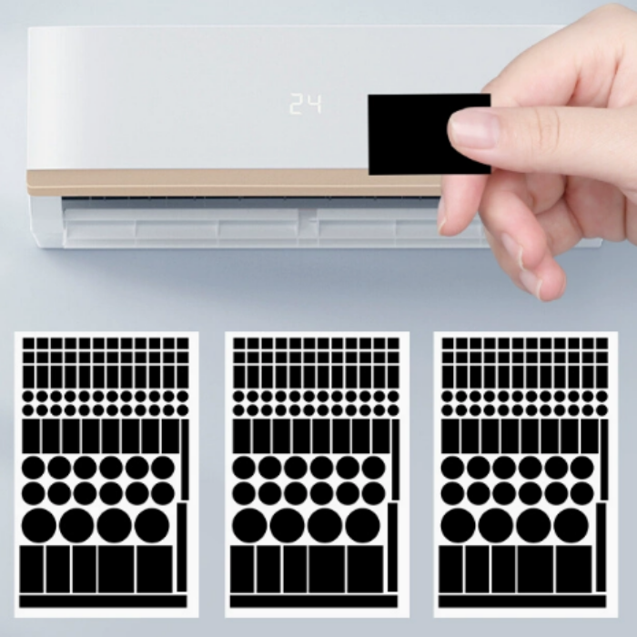 루인 LED 암막 스티커, 상세정보참조, 블랙, 70매, 1개