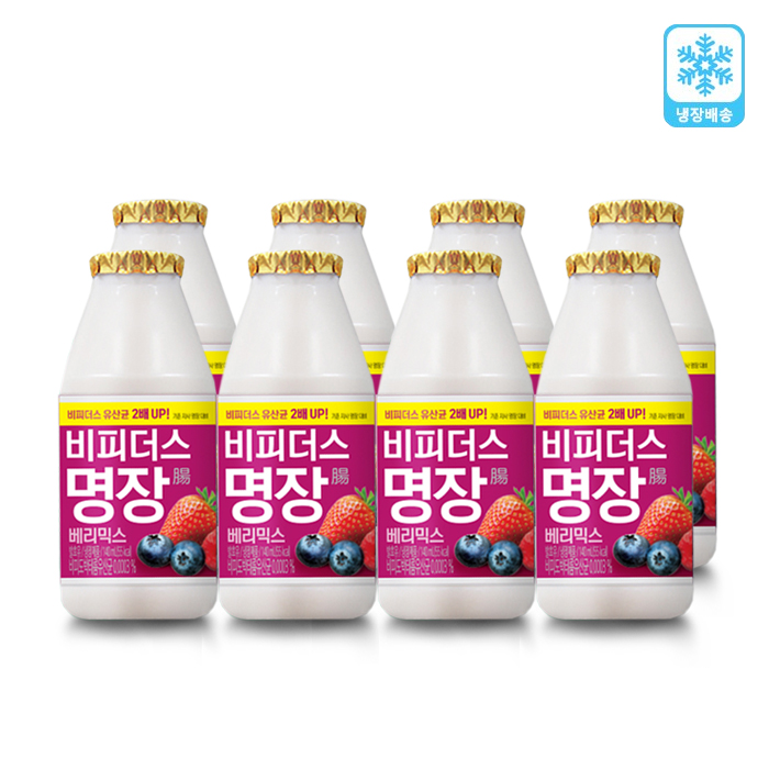 동원 비피더스명장, 베리믹스맛, 125ml, 48개