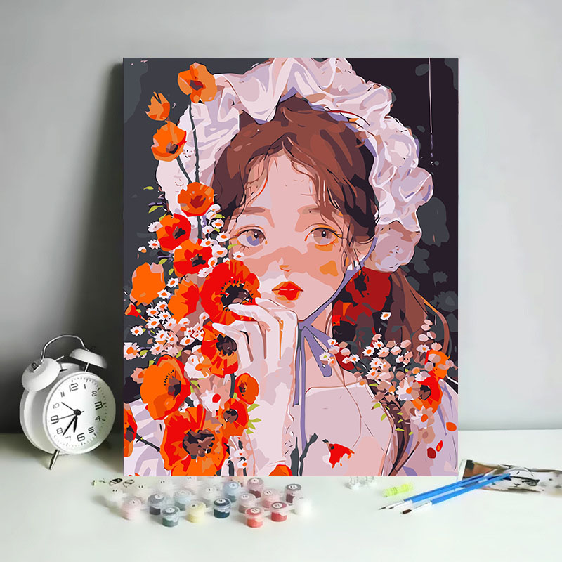 코지하루 DIY 그림그리기, 소녀C, 30x40cm