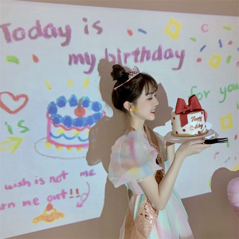 미니 빔프로젝터 생일 파티 조명 미니빔 DD-11766, 1개