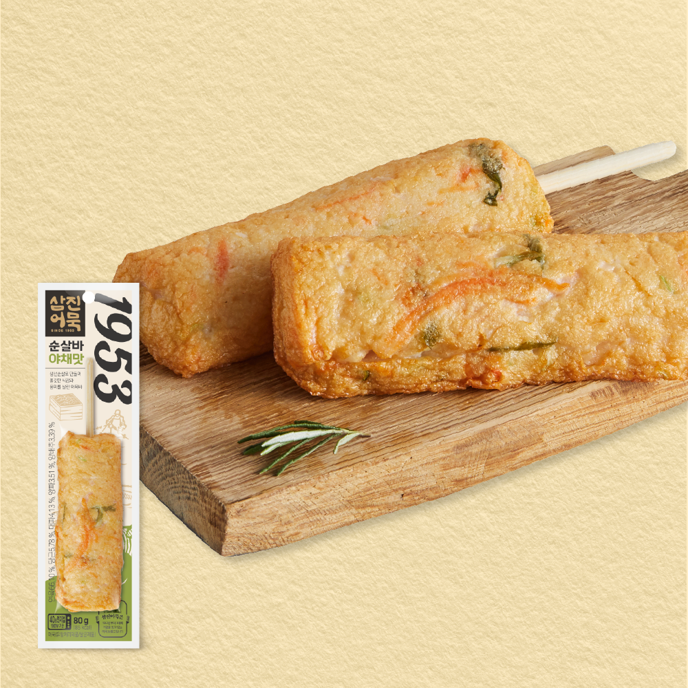 삼진어묵 순살바 야채맛, 80g, 5개 상품 이미지 1