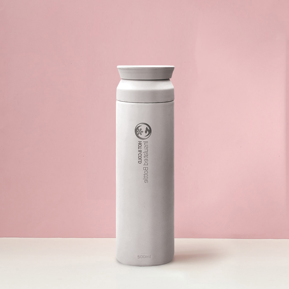 리벤스 데일리 보온보냉 스텐 보틀 텀블러, 화이트, 500ml, 1개