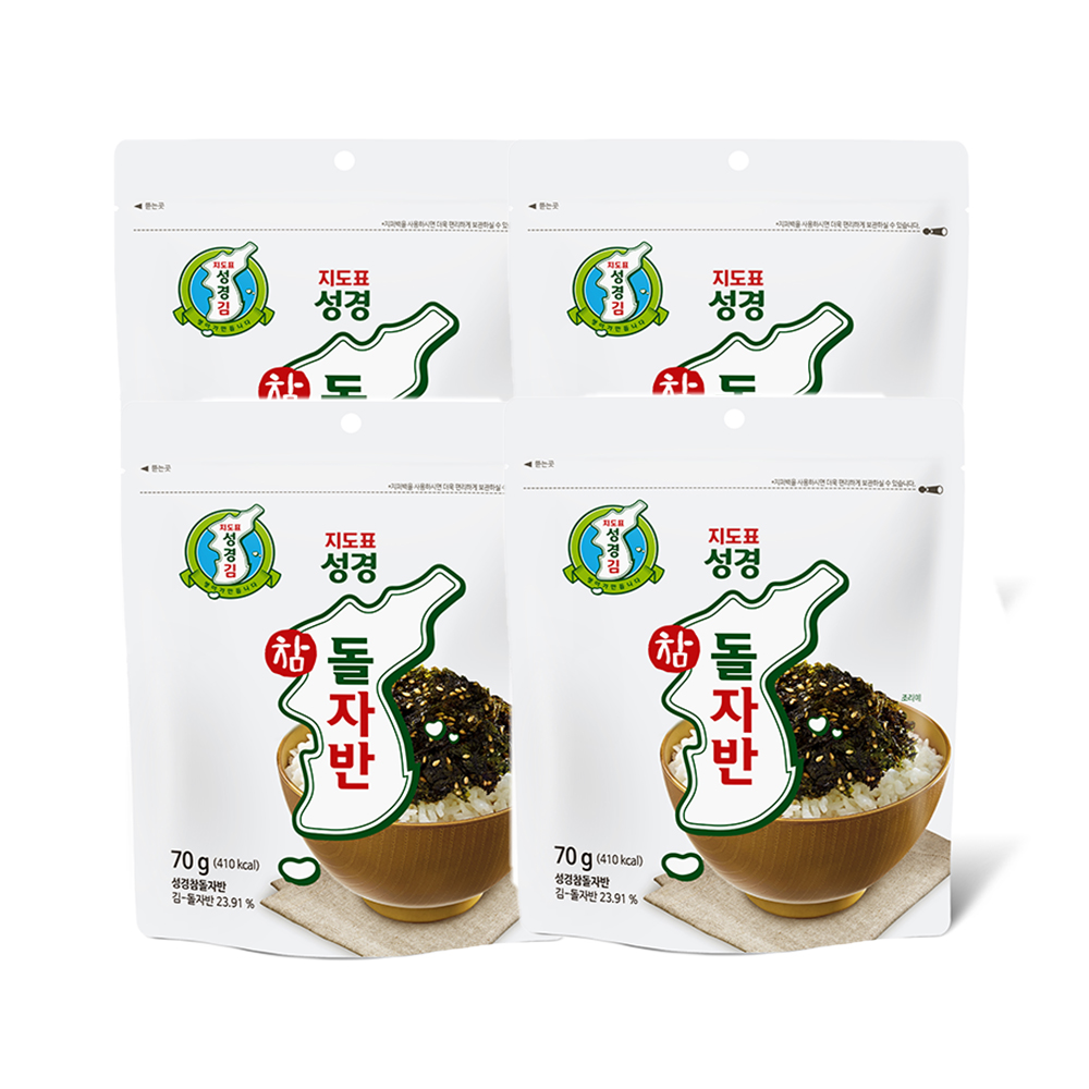 지도표 성경참돌자반, 70g, 4봉 상세 이미지 2