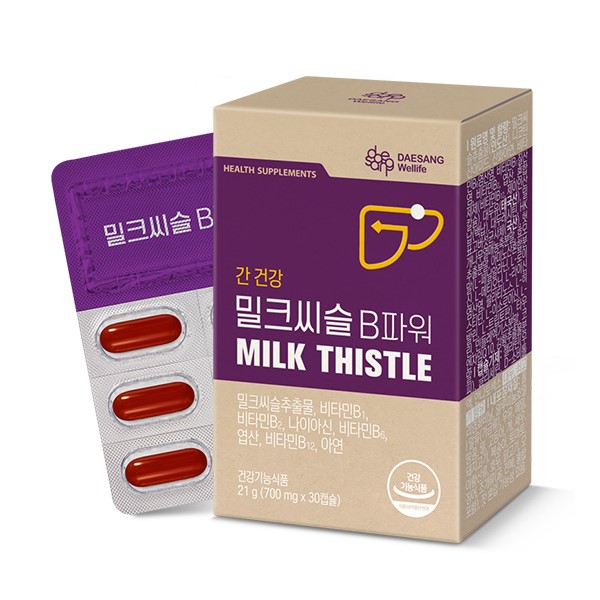 밀크씨슬 B파워, 30캡슐, 6박스 상세 이미지 2