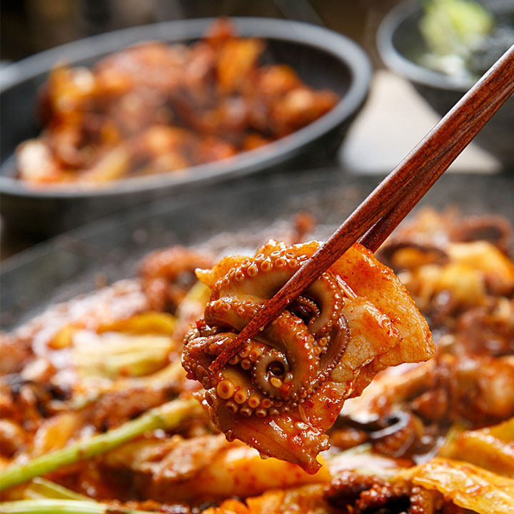 머그바 직화 쭈꾸미 삼겹살 볶음, 350g, 3팩
