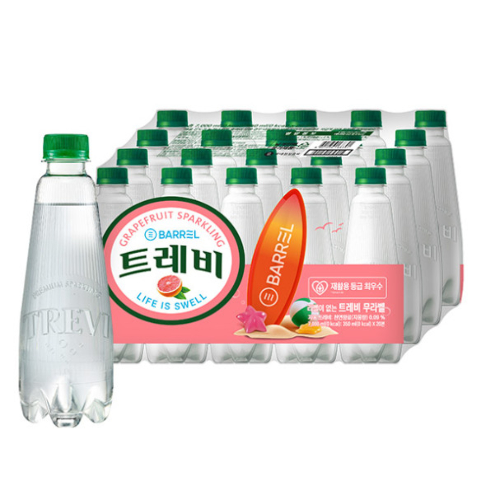[토스쇼핑] 트레비 ECO 자몽, 350ml, 20개