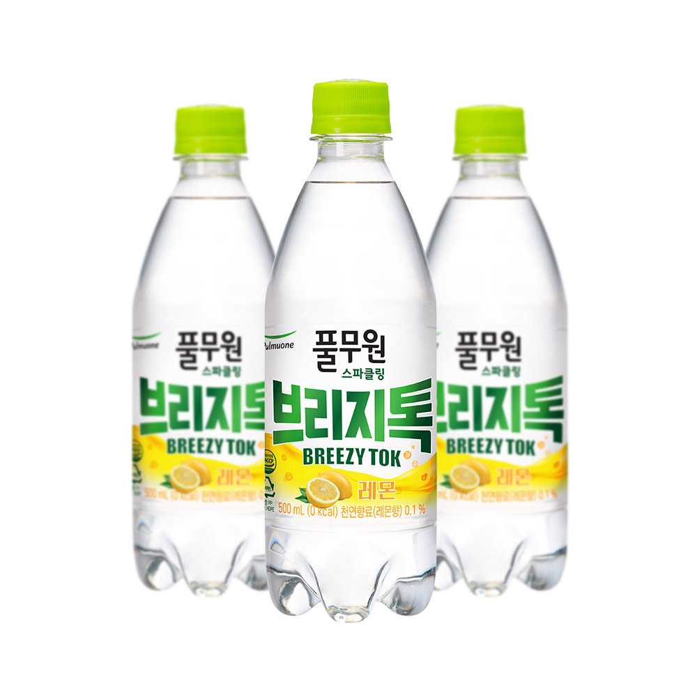 풀무원 스파클링 브리지톡 레몬, 500ml, 20개 상품 이미지 1