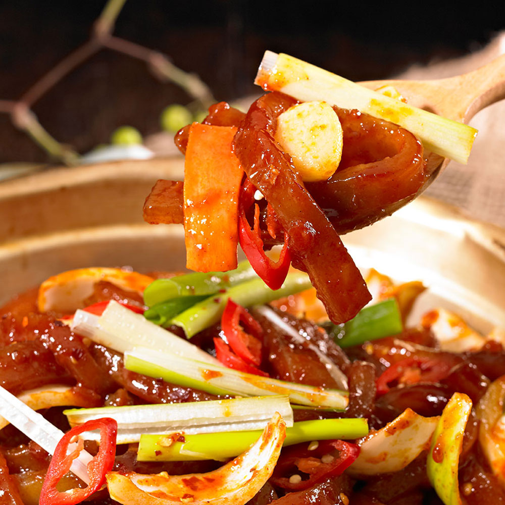 머그바 국내산 양념 돼지껍데기, 350g, 1팩