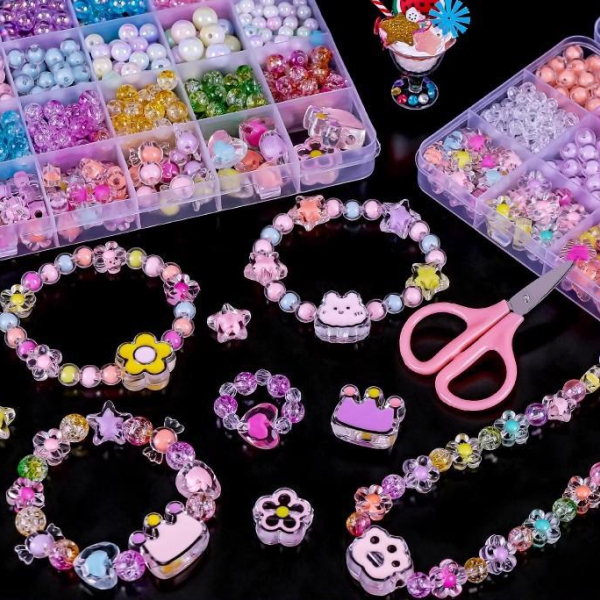 DIY 비즈 세트, 야광 별빛, 500PCS, 1개