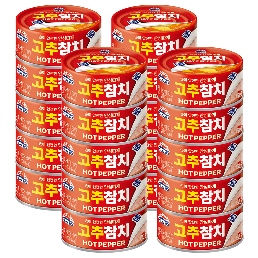 사조 고추참치, 85g, 20개