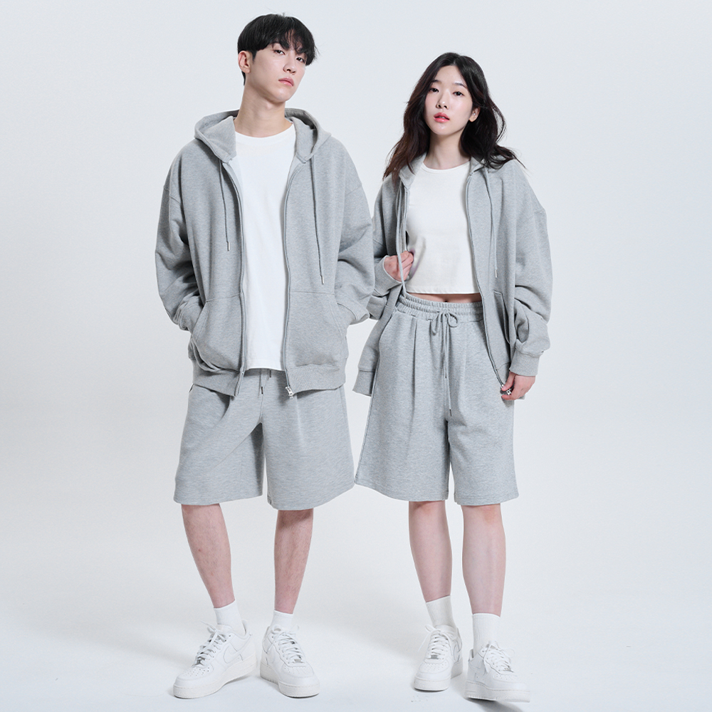 원턱 와이드 버뮤다 카고 숏 팬츠 반바지, 블랙, XL, 1개