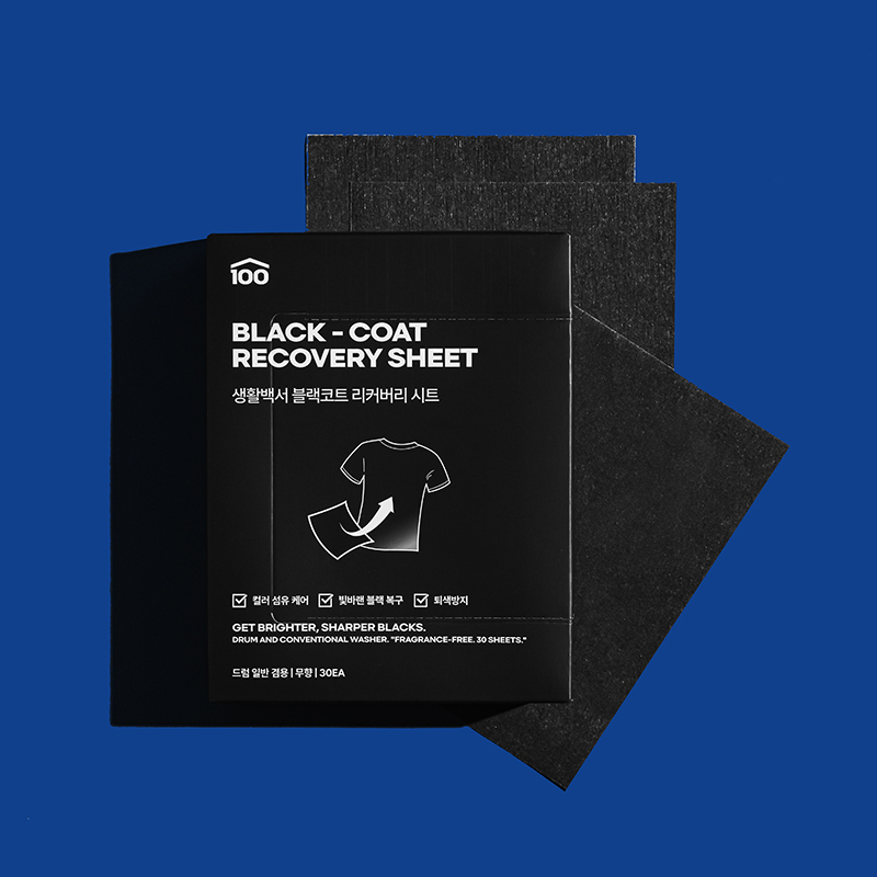 생활백서 블랙 리커버리 시트 30매입