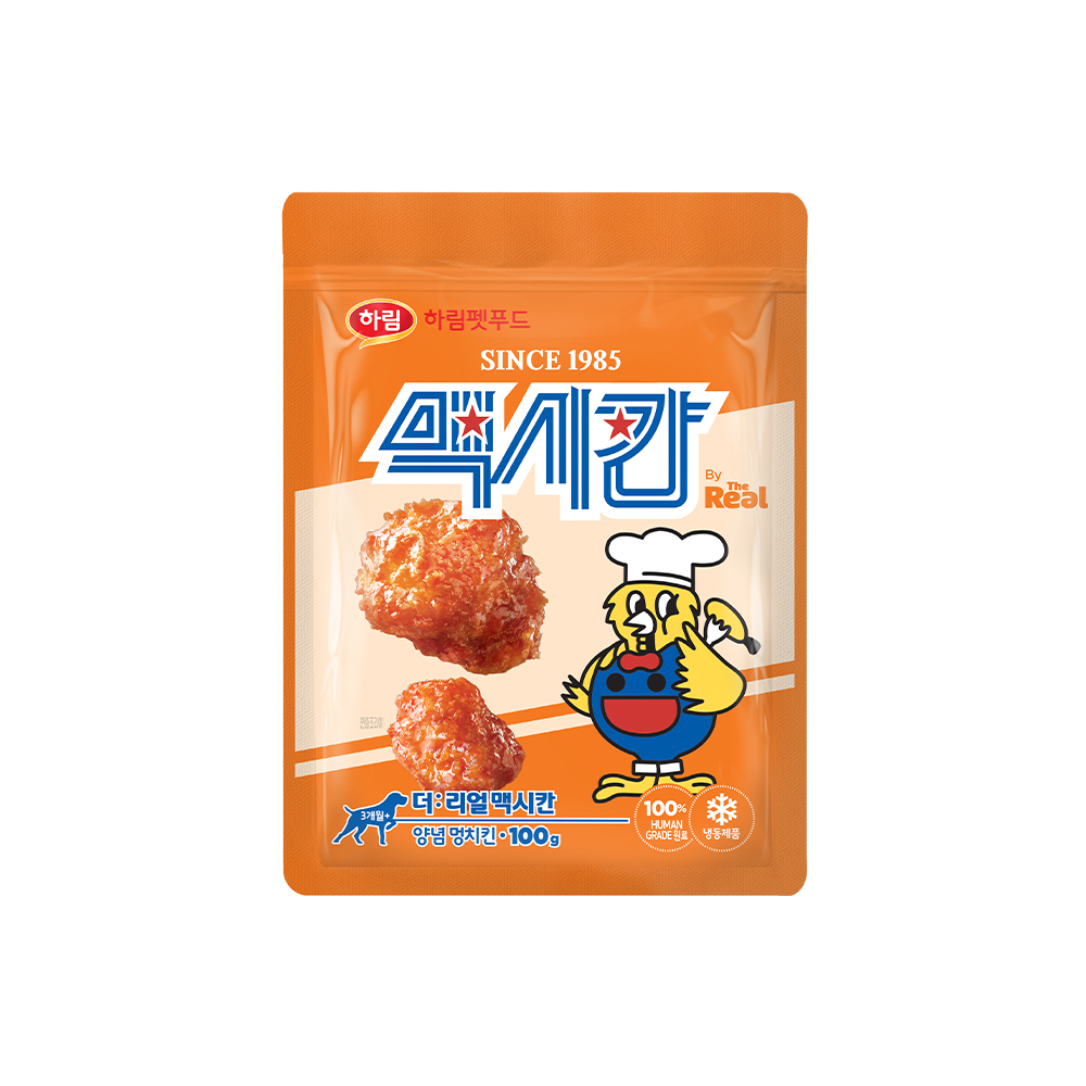 하림펫푸드 더리얼 DOG 맥시칸 양념 멍치킨, 100g, 1개 토스쇼핑 특가