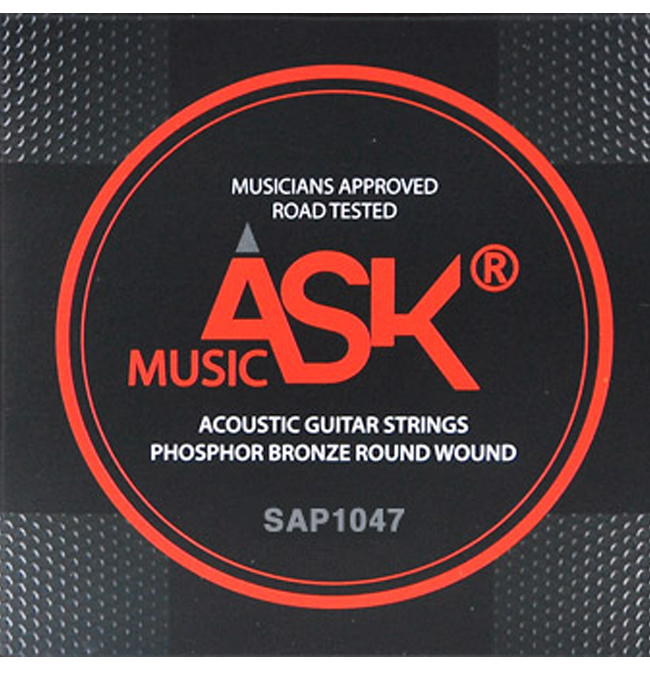ASK 포스포브론즈 통기타줄, SAP1047, 1세트