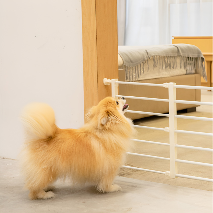 키밍 애견 폭조절울타리 KM2190-100, 높이 42cm, 75-135cm, 1개