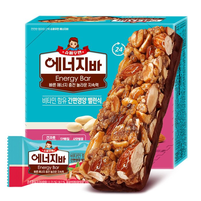 슈퍼우먼 에너지바 35g 12입 x 3박스