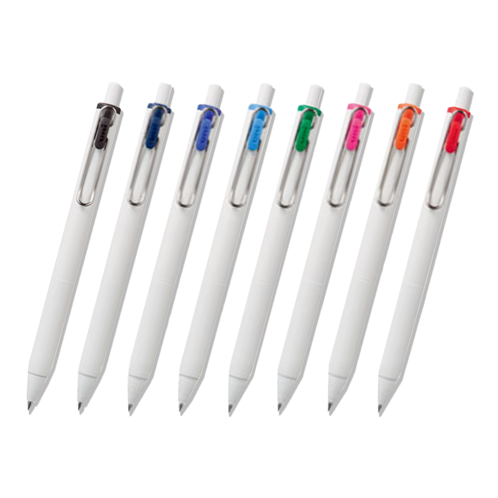 미쓰비시 펜슬 유니볼one 0.38mm 와이어클립 중성볼펜 UMN-S-38, 블랙배럴, 1개 상품 이미지
