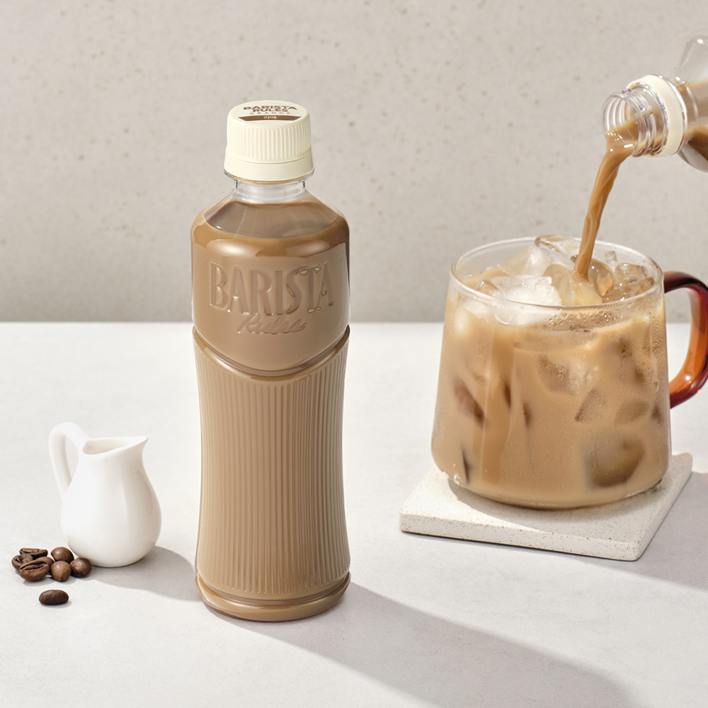 [토스쇼핑] 바리스타룰스 원데이 무라벨, 저당라떼, 350ml, 40개