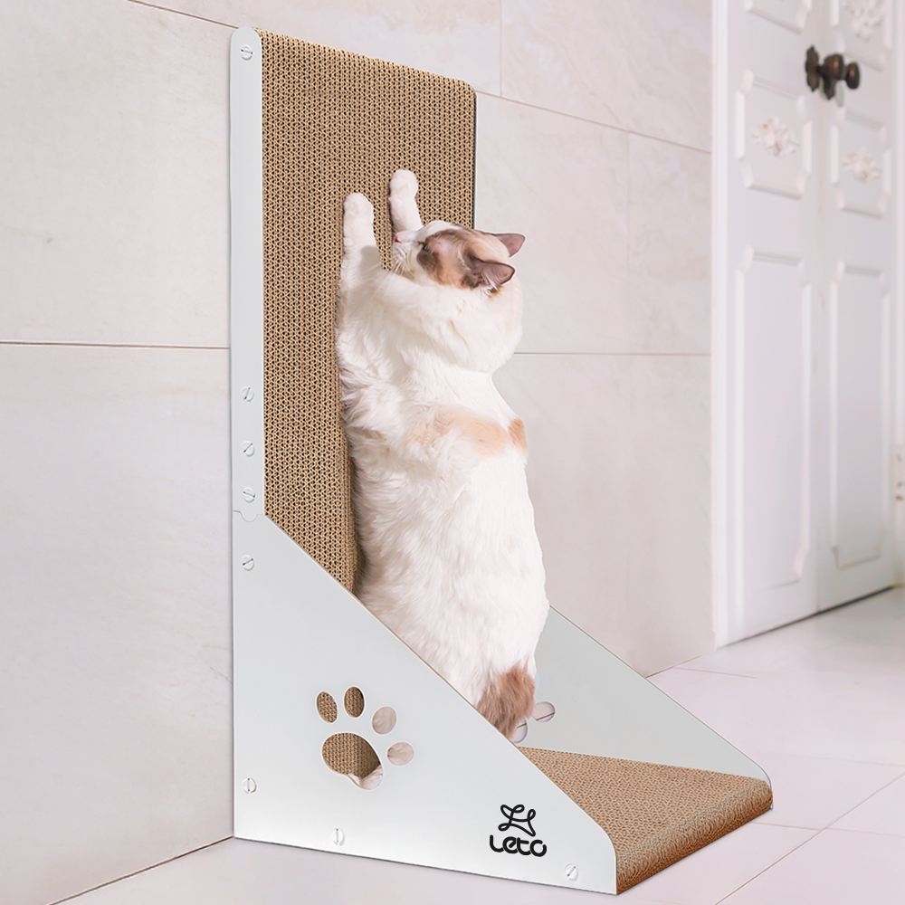 레토 원목 고양이 수직 스크래쳐 대형, LCH-V06, 90cm, 리필보드, 1개