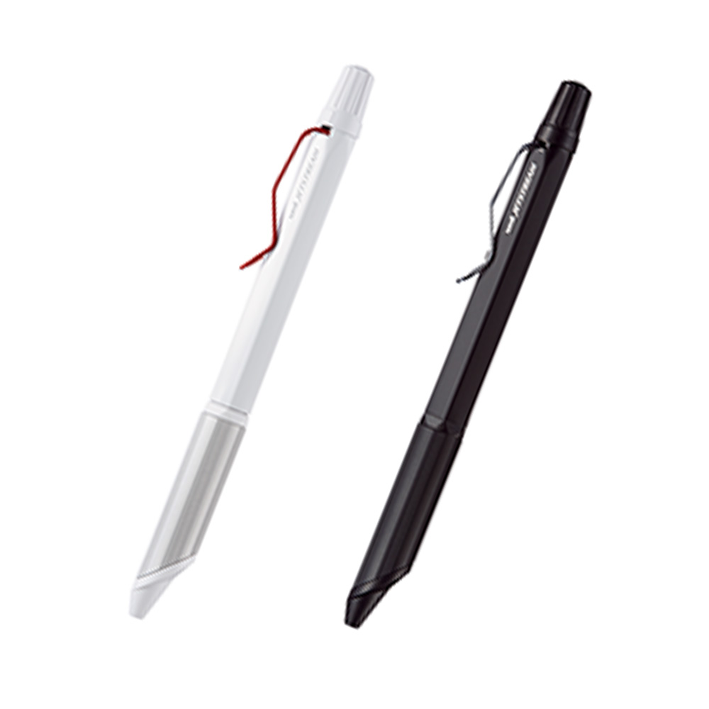 미쓰비시 펜슬 제트스트림 엣지 3색 볼펜 0.28mm, 화이트레드, 1개 상품 이미지