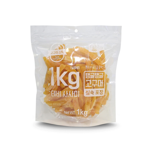 테비 강아지간식 탱글탱글 스틱고구마 1kg, 9,700원을 비교하는 기준 2