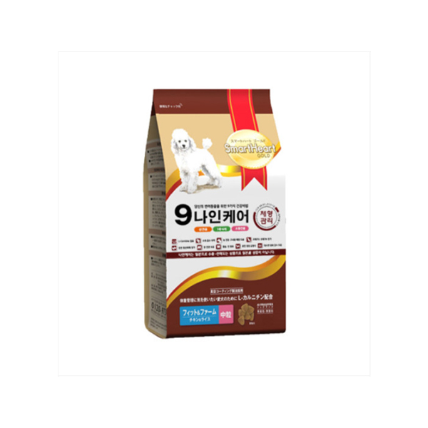 나인케어 강아지사료, 체형관리, 3kg, 1개