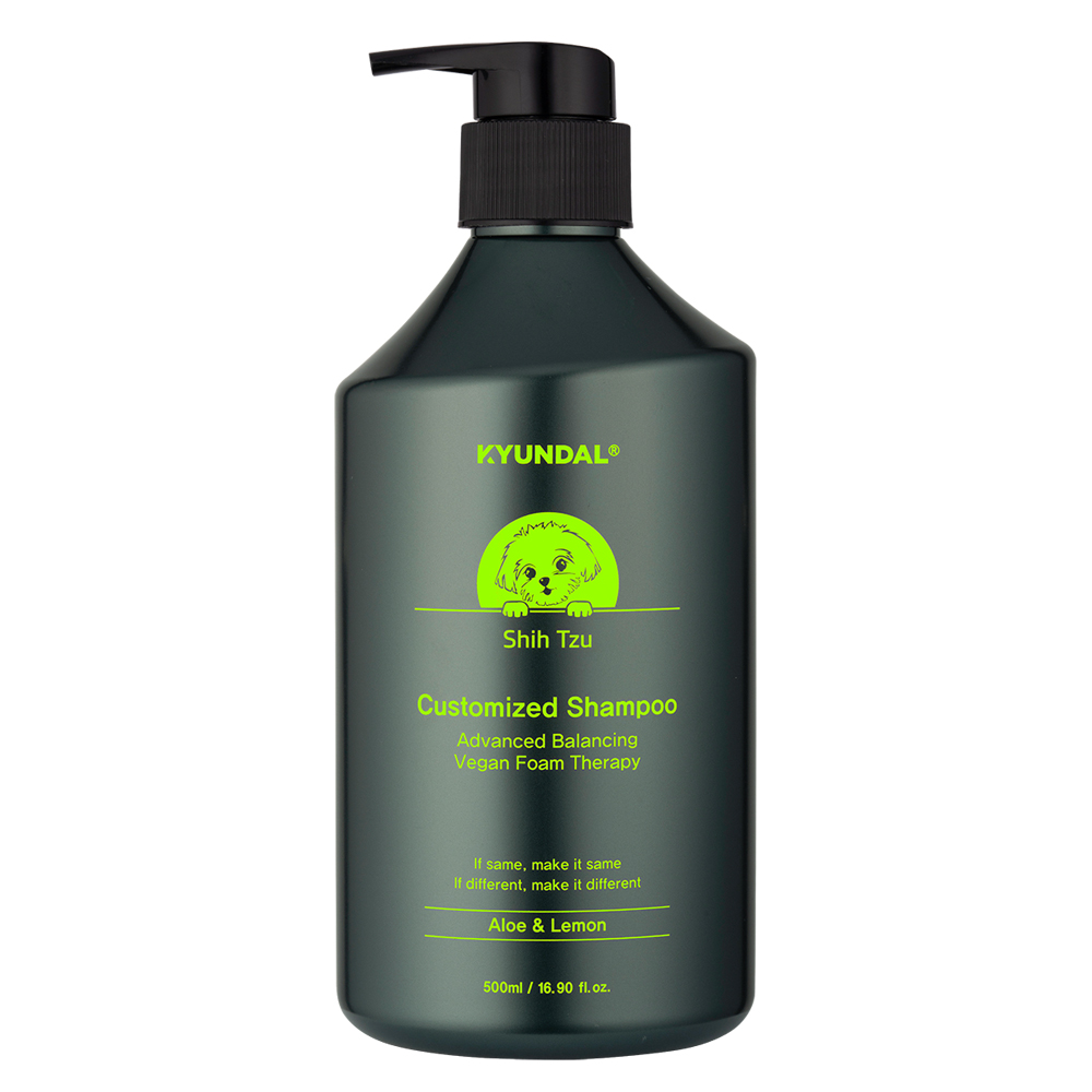 쿤달 시츄 전용 천연 보습 가려움 완화 강아지 애견 샴푸, 500ml, 1개