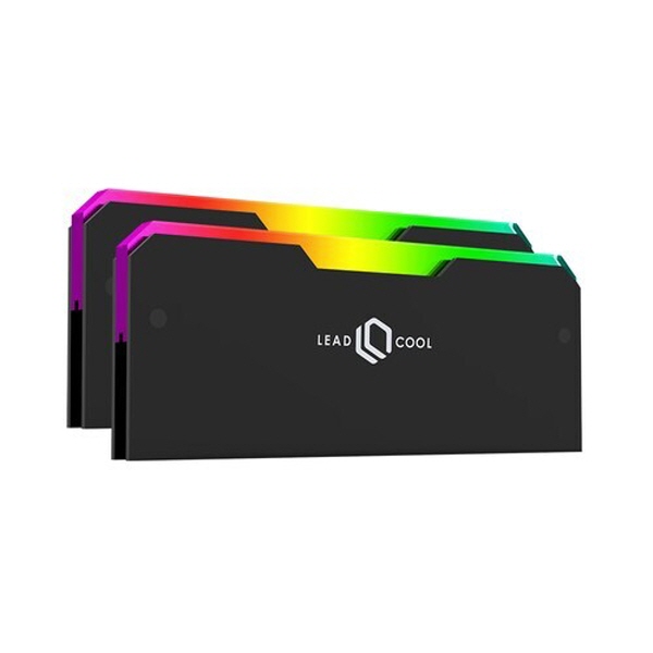 LEADCOOL RH-1 EVO 메모리 방열판, 메모리 미포함, 블랙, 2팩
